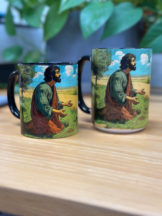 Parable of the Sower Mug – 11oz / 15oz Christian Coffee Mug– Full Wrap Sublimated Bible Story Gift