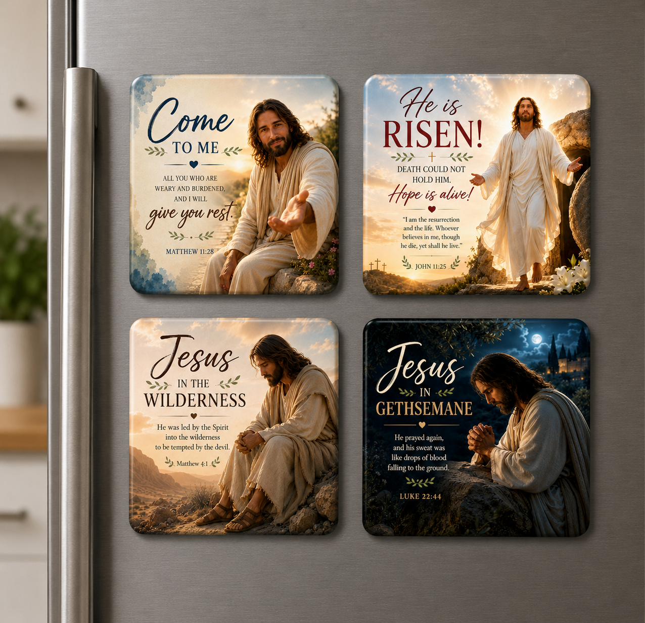 Faith Magnets — Set of 4 · The Life of Christ