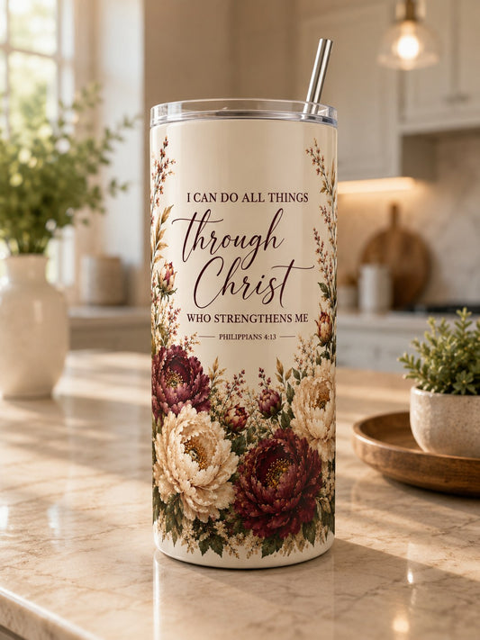I Can Do All Things Through Christ — Floral