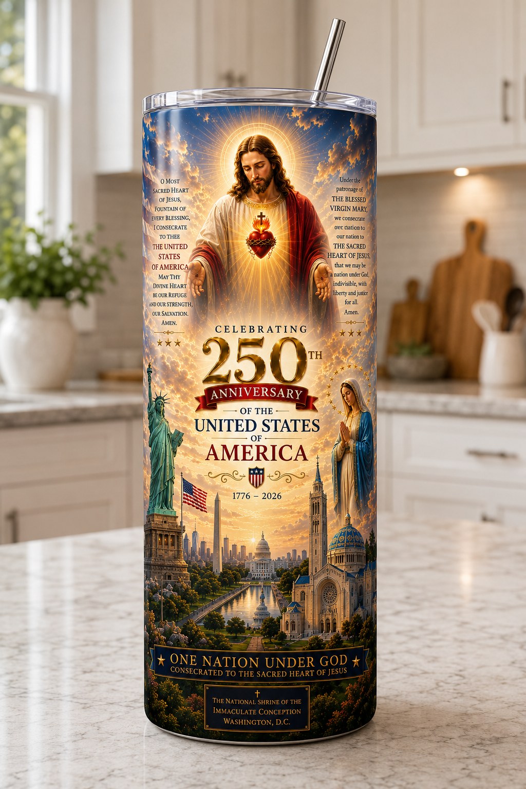 Sacred Heart & Our Lady — 250th Anniversary of America