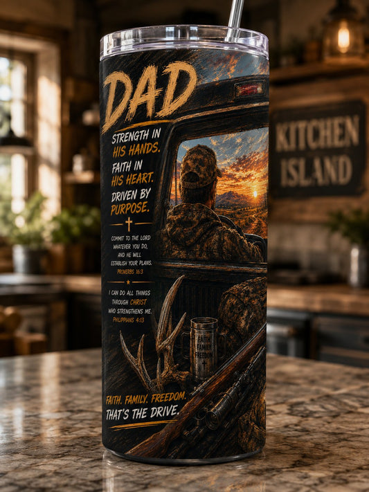 Dad — Driven by Purpose Tumbler
